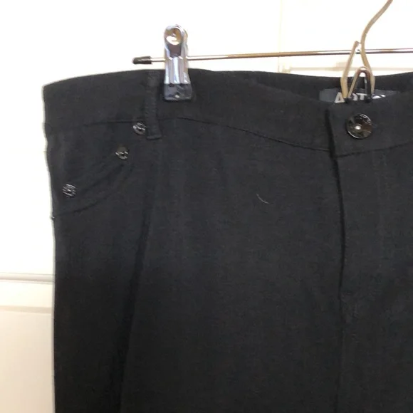 Apt 9 Black knit pants, size 14 , NWT jean cut - Picture 2 of 5